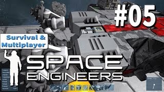 Space Engineers Survival 5 Basis Basics Multiplayer Together deutsch german HD [upl. by Atekehs]