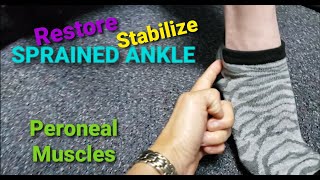 Restore SPRAINED ANKLE  Peroneal Muscles  Dr Chang Health [upl. by Lipp]