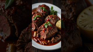 ðŸŒ¾ðŸ…ðŸ¥© ðŸ‡®ðŸ‡¹ Italian Beef Braciole Recipe ðŸ–ðŸ§…ðŸ§„ [upl. by Angela]