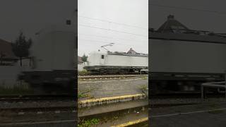 Vectron mit Kesselwagenzug saust durch Schifferstadt Süd 🚂💨 likeandsubscribe [upl. by Atterbury331]