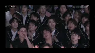 R1SECHUANG2021 Trainees Reaction to BONBON GIRLS 303 Stage Slay and Play DEBUT NIGHT 20210424 [upl. by Nyluqcaj]