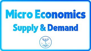 Micro Economics  Supply amp Demand Elasticity Market Shortage amp Surplus [upl. by Tori429]