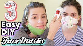 Testing 3 Easy DIY Masks Checking Temperatures amp Quarantine SelfCare [upl. by Htinnek]