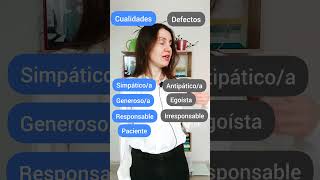 Adjetivos de carácter en español [upl. by Imeon]