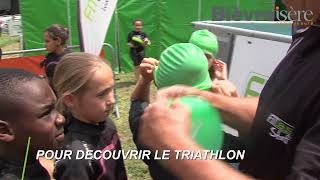 FtiDays MGEN en Bièvre Isère  triathlon pour les enfants [upl. by Inhoj314]