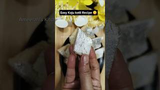 Easy Kaju katli Recipe 😋 Ameerahs kitchen ytshorts shorts kajukatli sweetsrecipe [upl. by Akinad425]