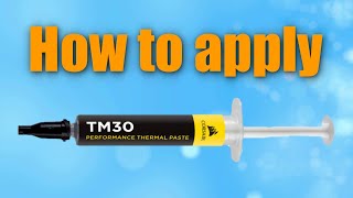 How to apply thermal paste [upl. by Ailongam]