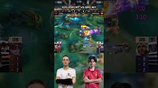 S2G ESPORT VS SRG MY GAME 1‼️😱🥶 shorts highlights mlbb mobilelegends [upl. by Oigile]