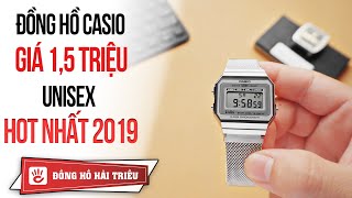 Review đồng hồ Casio A700 giá 15 triệu unisex cực đẹp [upl. by Gerhan805]