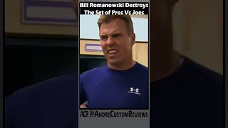 Bill Romanowski Destroys Set of Pros vs Joes prosvsjoes [upl. by Satsok]