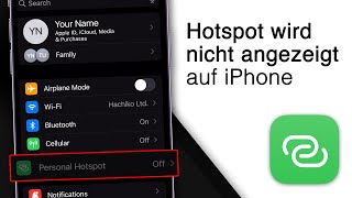 iPhone Hotspot wird nicht angezeigtfunktioiniert nicht 4 Lösungen [upl. by Rawdin]