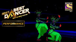 Apeksha और Sadhwi का “Glow In The Dark” Performance  Indias Best Dancer 2  इंडियाज बेस्ट डांसर 2 [upl. by Elene]