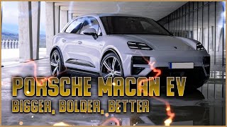 2025 Porsche Macan EV First Look Bigger Bolder Better [upl. by Prochora]