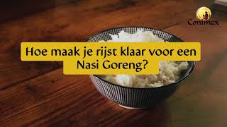 Hoe kook je rijst voor Nasi Goreng [upl. by Hube800]