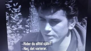 Michael Landon Interview Clip  in Sweden 1962 [upl. by Barhos]