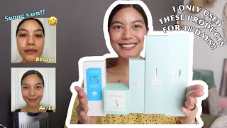 THE BEST SUMMER SKINCARE REGIMEN FEAT LESSENTIAL AZULENE LINE  MY HONEST REVIEW PHILIPPINES [upl. by Sirmons]