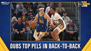 Warriors bench continues to shine in backtoback win over Pelicans  NBC Sports Bay Area [upl. by Kecaj]