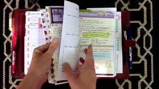 Filofax  DayTimer Franklin Covey Personal Organizer Setup [upl. by Kerekes]