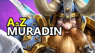 ♥ A  Z Muradin  Heroes of the Storm HotS Gameplay [upl. by Neryt60]