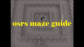 OSRS Maze random event how to do it fast [upl. by Madlen]