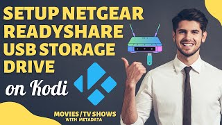 How To Setup Netgear Readyshare USB Storage Drive on Kodi urduhindi [upl. by Tade558]