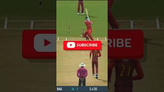 YouTube short M Henry bowled swinging Yorker  Short  Viral [upl. by Arlee]