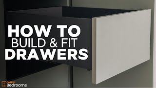 Fitted Wardrobe Drawer Assembly amp Installation Guide [upl. by Johppa]