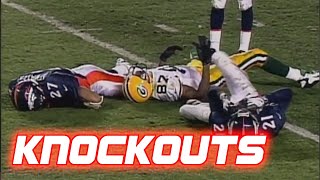 NFL Biggest Knockout Hits Ever Brutal Hits [upl. by Etnom782]