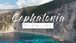 Cephalonia from above  4K Cinematic DJI Mini 4 Pro  Greece Drone Aerials  Relaxation video [upl. by Carmela977]