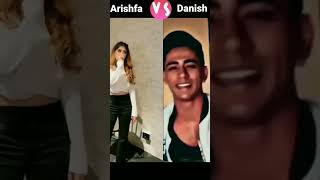 new Arishfa Khan vs Danish Zehen short danishzehen arishfakhan shorts vs [upl. by Lyda]