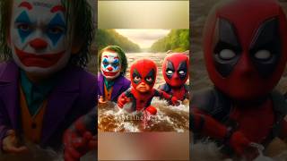 Help Me Daddy 😭 SpiderMan vs Joker vs Deadpool spiderman venom2 deadpool marvel shortsfeed [upl. by Eenoj]