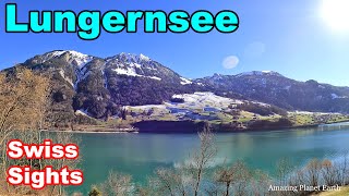 Lungernsee Lungern Lake Switzerland 4K Beautiful Obwalden [upl. by Laurella840]