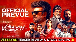 Vettaiyan Trailer REVIEW  Rajinikanth  Amitabh Bachchan  10 October 2024  Starter movie story [upl. by How]