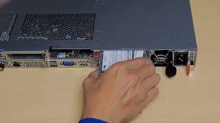 Lenovo ThinkSystem SR630 V3 removing a power supply unit [upl. by Spain710]