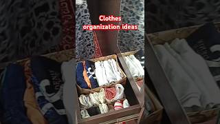 How to organize wardrobe drawer trending diy homeorganization clothes organisation naira [upl. by Egdamlat]