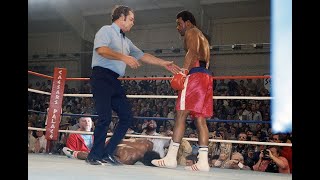 George Foreman vs Ron Lyle FOTY 1976 w commentary [upl. by Ak644]