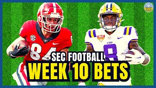 SEC Football Week 10 Bets  Georgia vs Missouri  Alabama vs LSU  More [upl. by Melissa33]