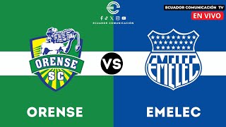 ORENSE VS EMELEC  EN VIVO LIGA PRO 2024  FORMATO RADIO  FECHA 5 [upl. by Ruenhcs541]