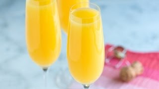 How to Make The Best Mimosa Recipe  Classic Mimosa Cocktail [upl. by Orelu9]