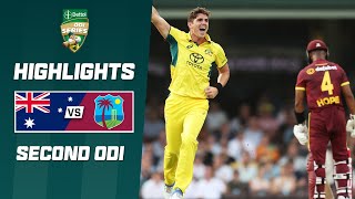 Australia v West Indies 202324  Second ODI [upl. by Aymik]