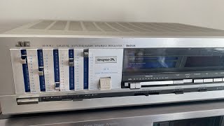 JVC RX40 Digital Synthesizer Stereo Receiver Japan 40 WattsChannel [upl. by Davon]