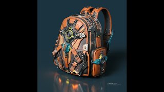 Backpack turntable 4K 3ds Max ZBrush 3d Painter 3d Stager [upl. by Aramaj]