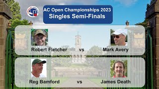 2023 CA AC Open Championship  Singles SemiFinals [upl. by Rhu204]