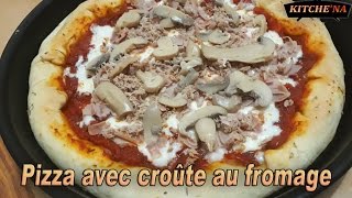 Pizza avec croûte au fromage [upl. by Loredana225]