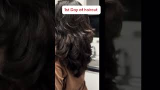 চুল কাটার 1st day🥴 vs next day🤣 funny haircut hairstyle comedy 2024 ukwinter viralreels mo [upl. by Leesa]