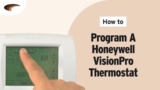 How To Program a Honeywell VisionPro Thermostat [upl. by Bisset]