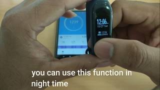 Mi band 3 brightness control and night mode deep review [upl. by Inamik139]