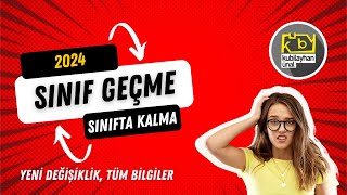 SINIF GEÇME SİSTEMİ  SINIFTA KALMA 2023 2024 [upl. by Wiebmer]