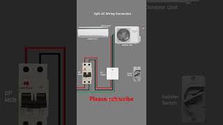 Split ac wiring diagram acwork electrical smarthome automobile [upl. by Thane]