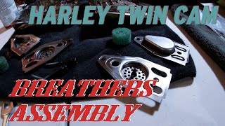 Harley TwinCam engine breather assembly orientation  Random Garage [upl. by Ilellan]